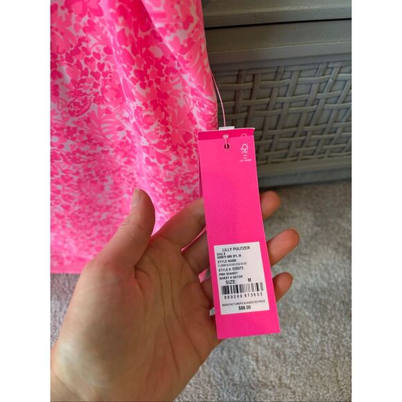 NWT Lilly Pulitzer reversible florin sleeveless top, Med $90 E36 - Picture 2 of 5